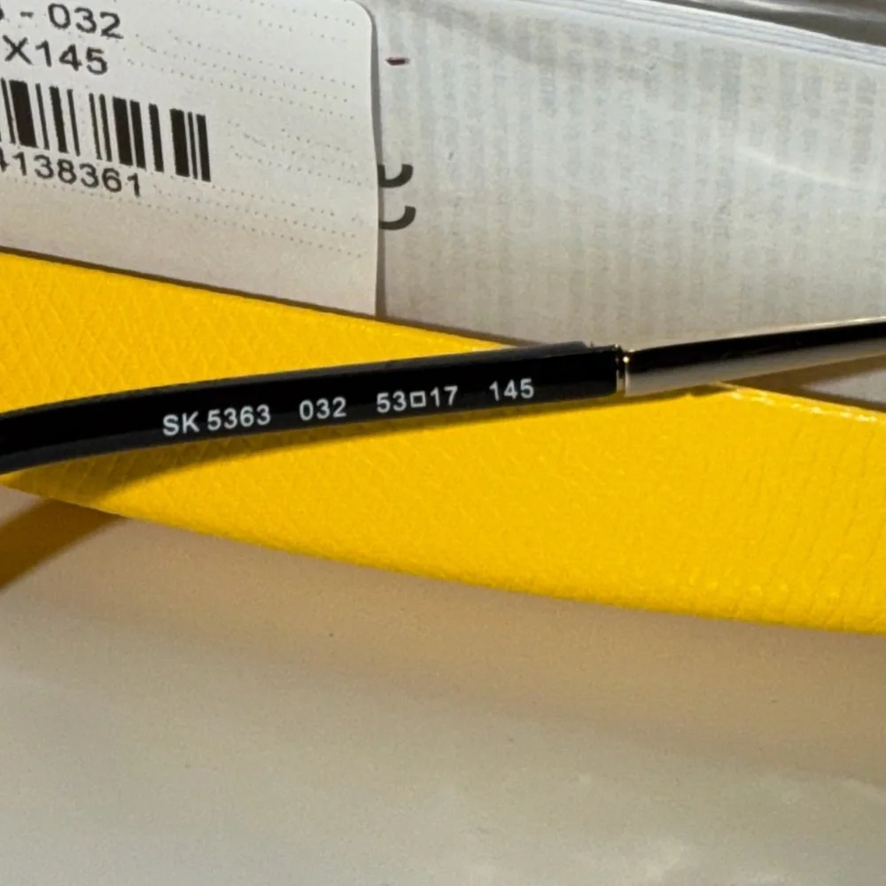 NEW SWAROVSKI SK 5363 032 BLACK GOLD AUTHENTIC FRAMES EYEGLASSES 53-17-145